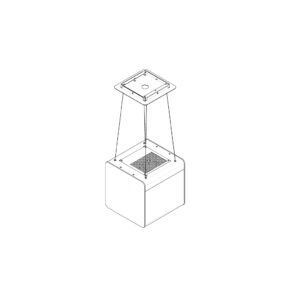 هود آشپزخانه کن مدل کیوب | CUBE