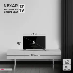 تلویزیون ال ای دی نکسار ۳۲ اینچ مدل NTV-D32E414N