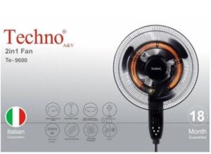 پنکه و هیتر برقی تکنو مدل TE-9600