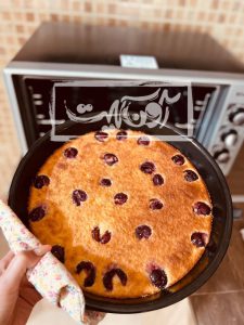 پخت کیک در آون توستر مینی سان