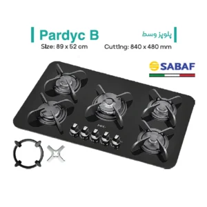 اجاق گاز صفحه ای میکس پلاس مدل Pardyc B-5